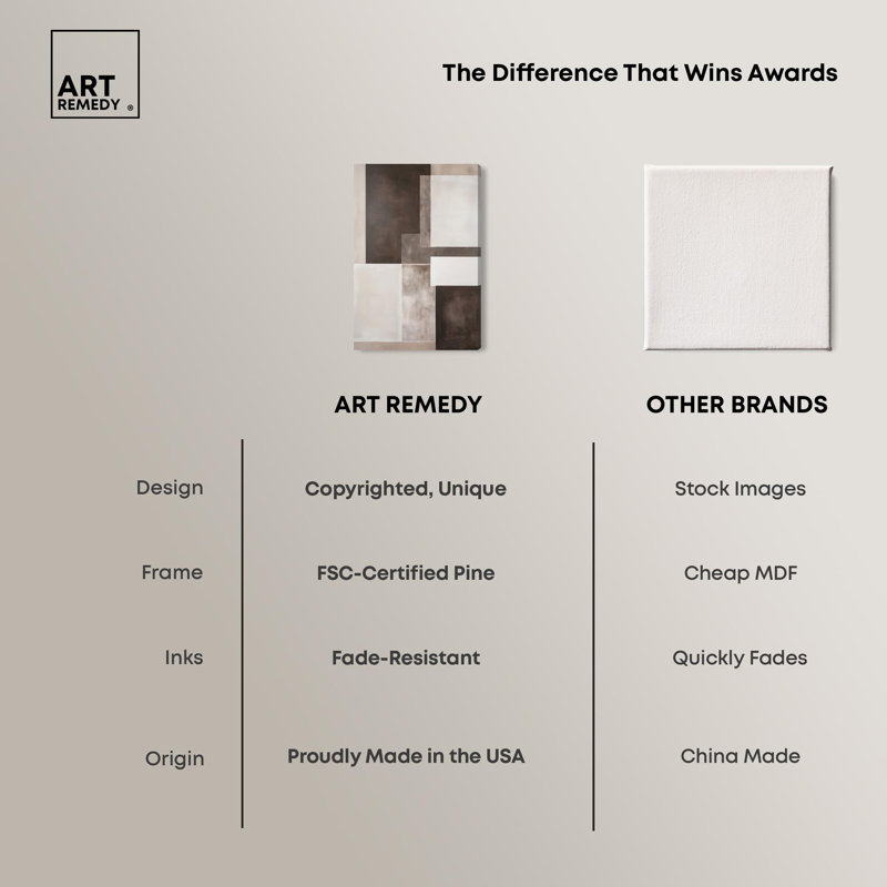 «Tonal Intersection II», art abstrait terre par Art Remedy, Toile tendue, H 54 po x l 36 po