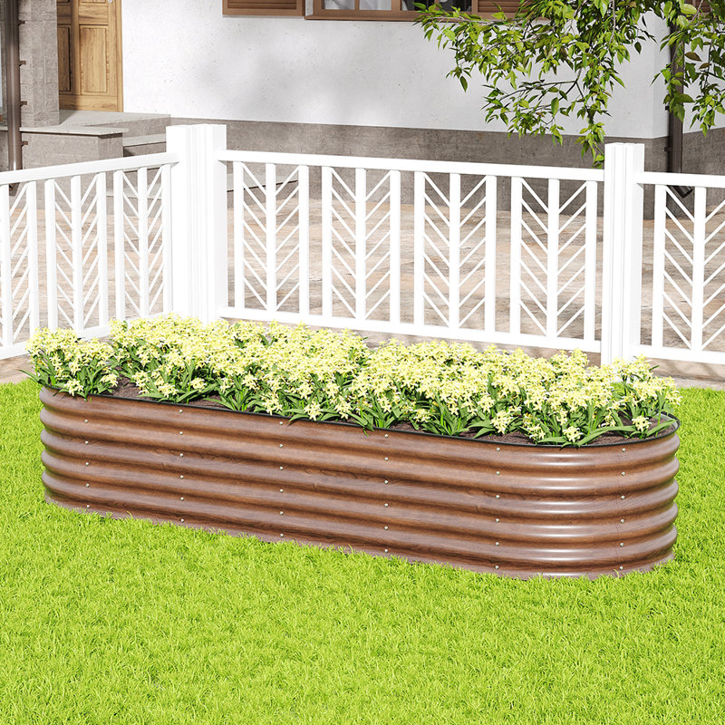 Planter, 43cm H x 240cm W x 80cm D