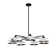 7 - Light Dimmable Sputnik Modern Linear Chandelier