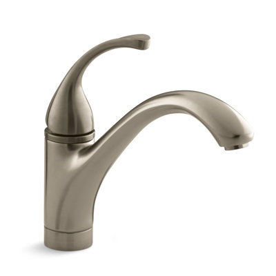 Robinet d'évier de cuisine à un trou Forté avec bec 9-1 / 16 "Forté