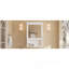 Armoire de rangement de salle de bain murale 20 "avec miroir, rangement mural avec porte, armoire à pharmacie murale à miroir-1205928463