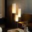 Lampe de table et lampe sur pied simple en bois massif