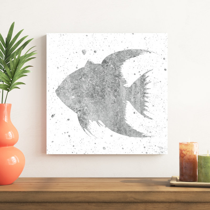 Poisson argenté Sea Life, H 20 po x l 20 po