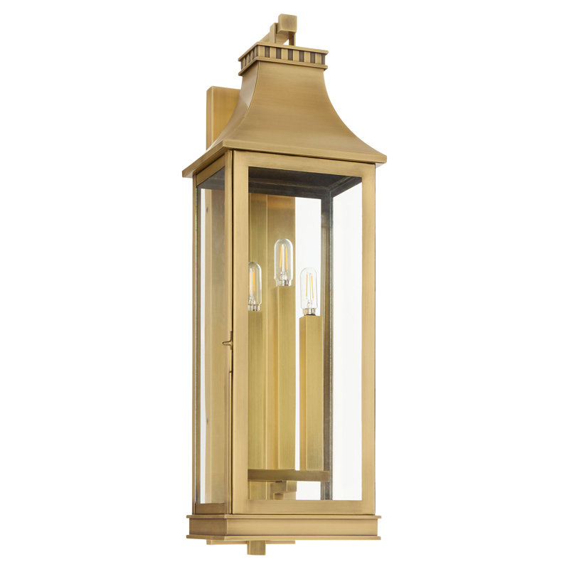 Salem Solid Brass Flush Mounted Sconce