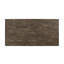Table de salle à manger de style industriel en bois rectangulaire, finition brune, base à tréteaux, accents métalliques incurvés, table à 6 places avec caractère, brun, 6 po, solide