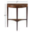 Demilune End Table