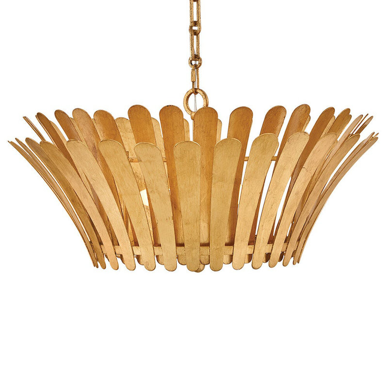 Hinkley Reina Chandelier, Distressed Brass