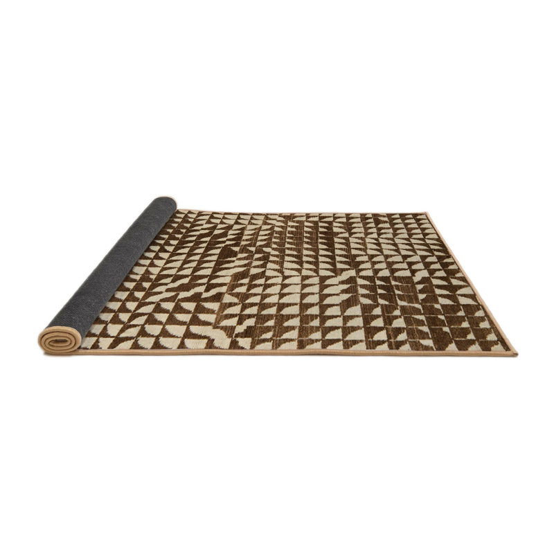 Tapis abstrait moderne 5386, Rond 5 pi