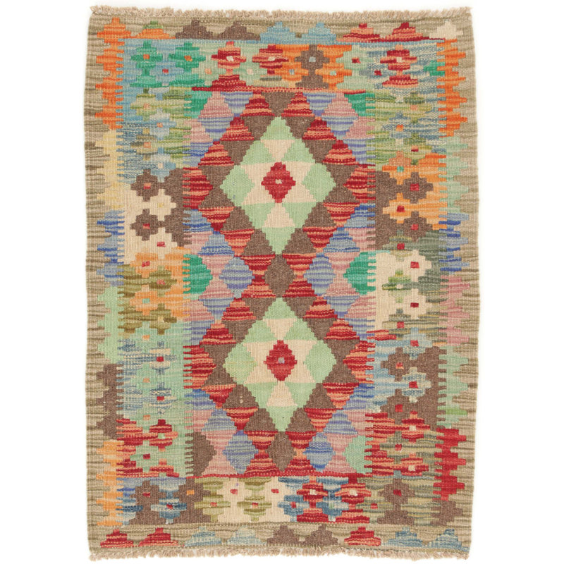 Southwestern Wool Hand Woven 60cm X 90cm Area Rug