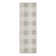Tereon Checkered Machine Made Power Loom Polypropylene Plastic Indoor/Outdoor Area Rug in Gray