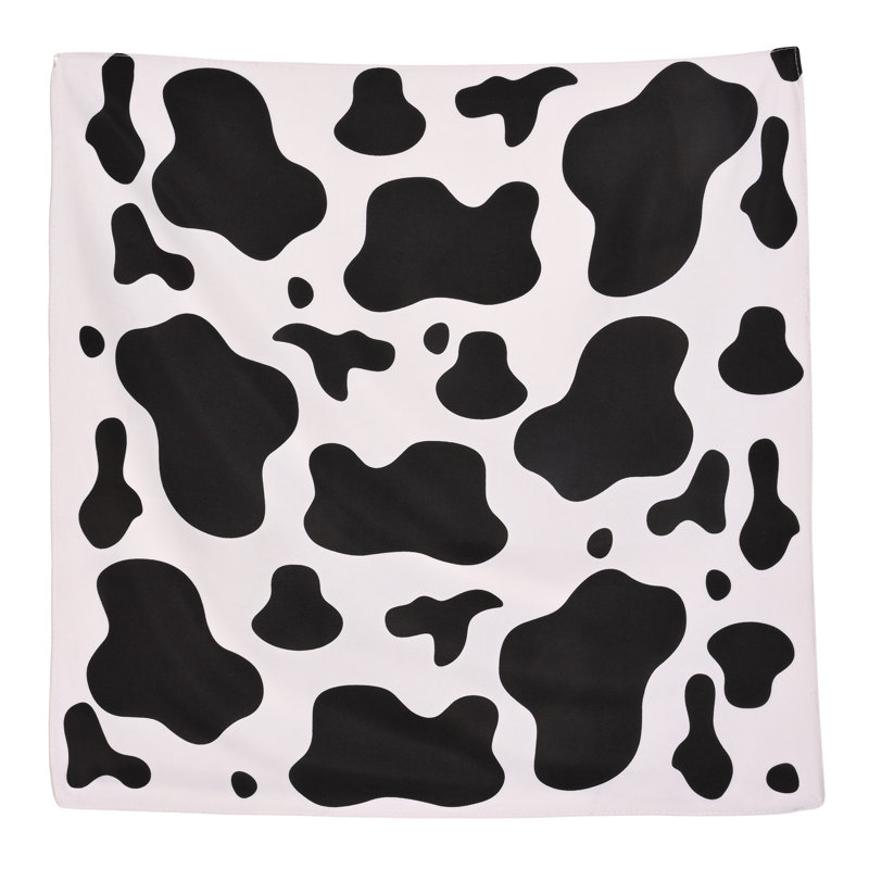 Bandana à imprimé vache - 22 po x 22 po - paquet de 12