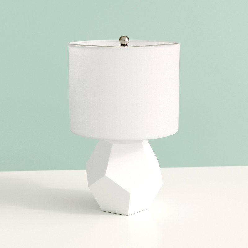 Adelbrand Metal Table Lamp, White