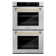 ZLINE 30 in. Autograph Double Wall Oven w/ Air Fry and Self Clean w/ Black Handles