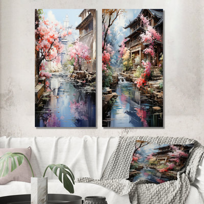 «China Art Silk Road», 2 pièces sur toile