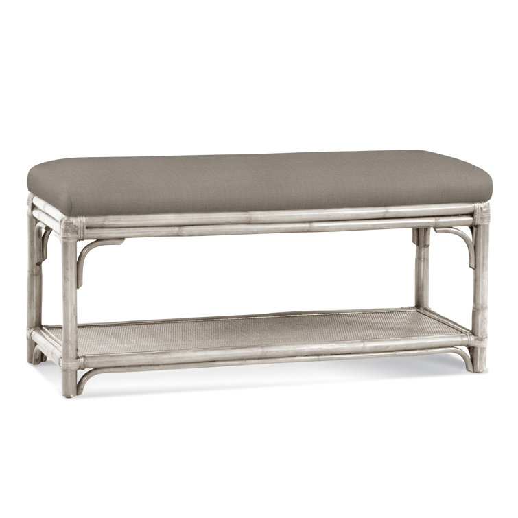 Banc de rangement en osier Summer Retreat