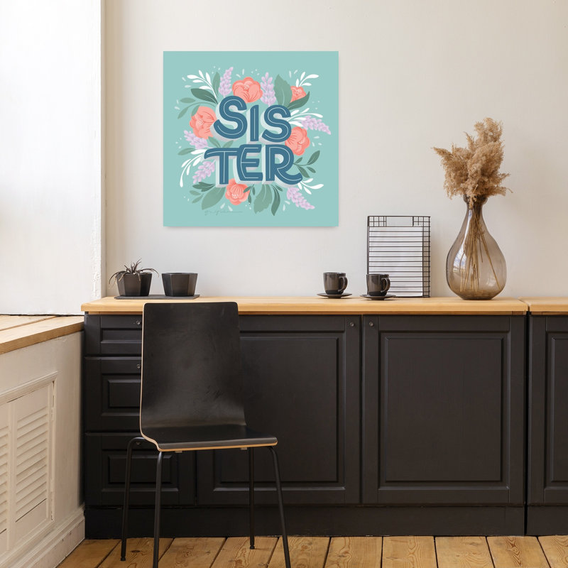 Art contemporain Sister, H 18 po x l 18 po
