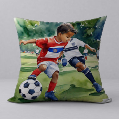Abstract Reversible Throw Pillow