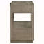 Table de chevet 2 tiroirs Taupe