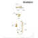 Crozet Pressure Balance Shower System with Dual Shower Head and Hand Shower with Slide Bar (Valve Included)
