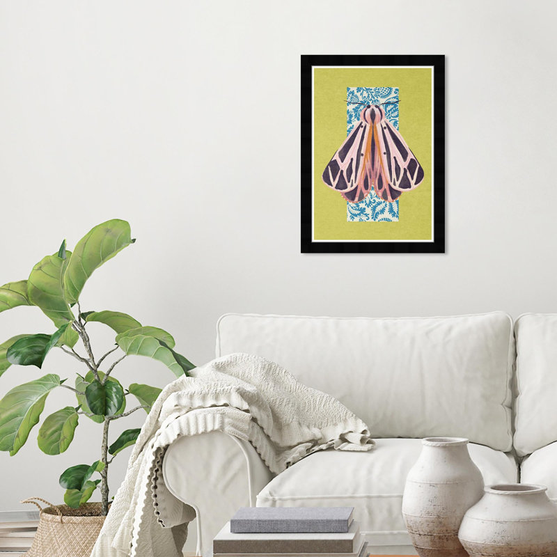 Wynwood Studio Prints, imprimé animal tendance 15 po x 21 po, Mite charme, Noir