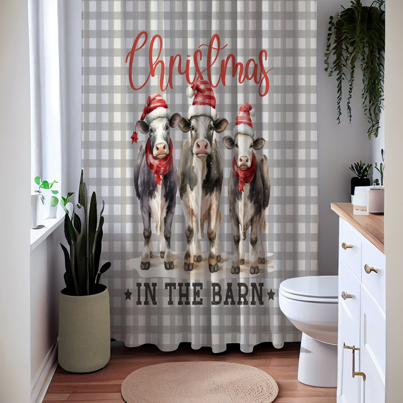 Christmas Cows Bathroom Set