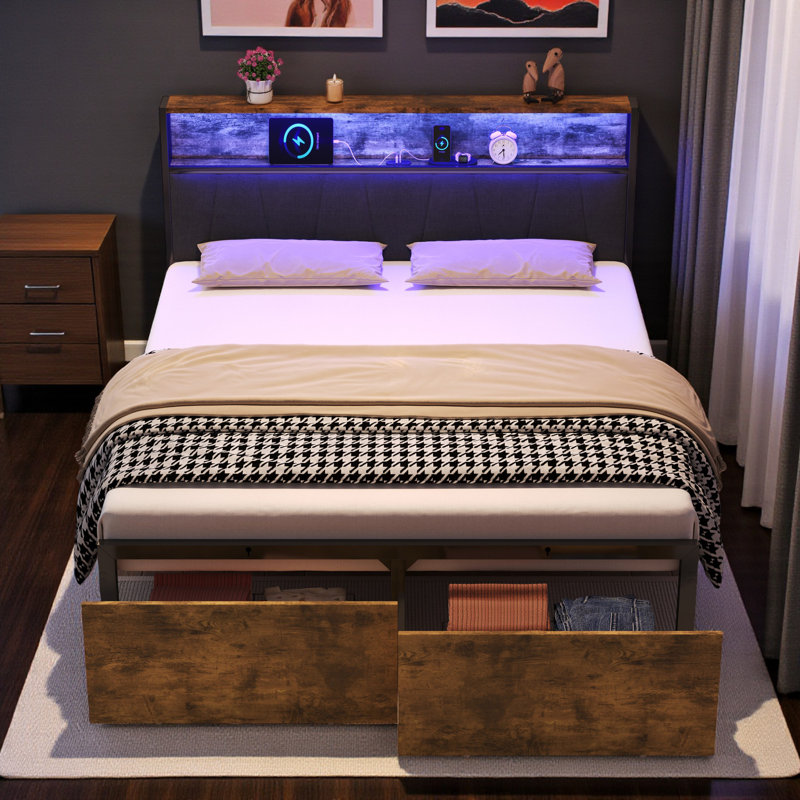 Upholstered Storage Bed