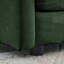 Salon - Chenille 2 avec 4 coussins, structure, coussins luxueux 2, tissu de bois rembourré stable, coin salon confortable