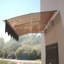 Door Window Canopy 59"x34" - Polycarbonate & Aluminum Heavy Snow Resistance Uv80+ Protection Shade Solid Rust- Uv50+