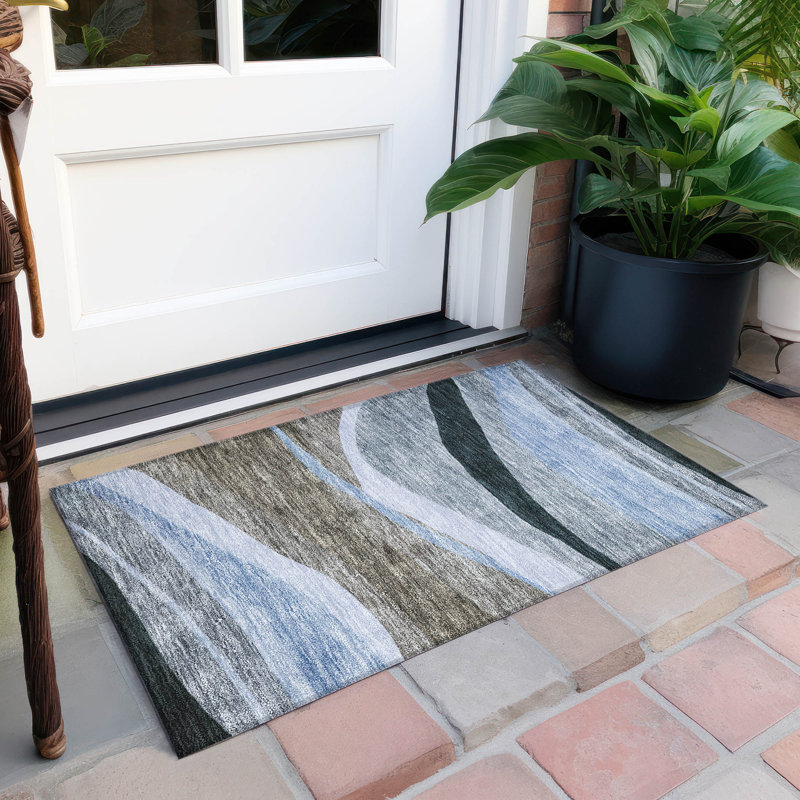 Tapis intérieur / extérieur Segin, Rectangle 1 pi 8 po x 2 pi 6 po
