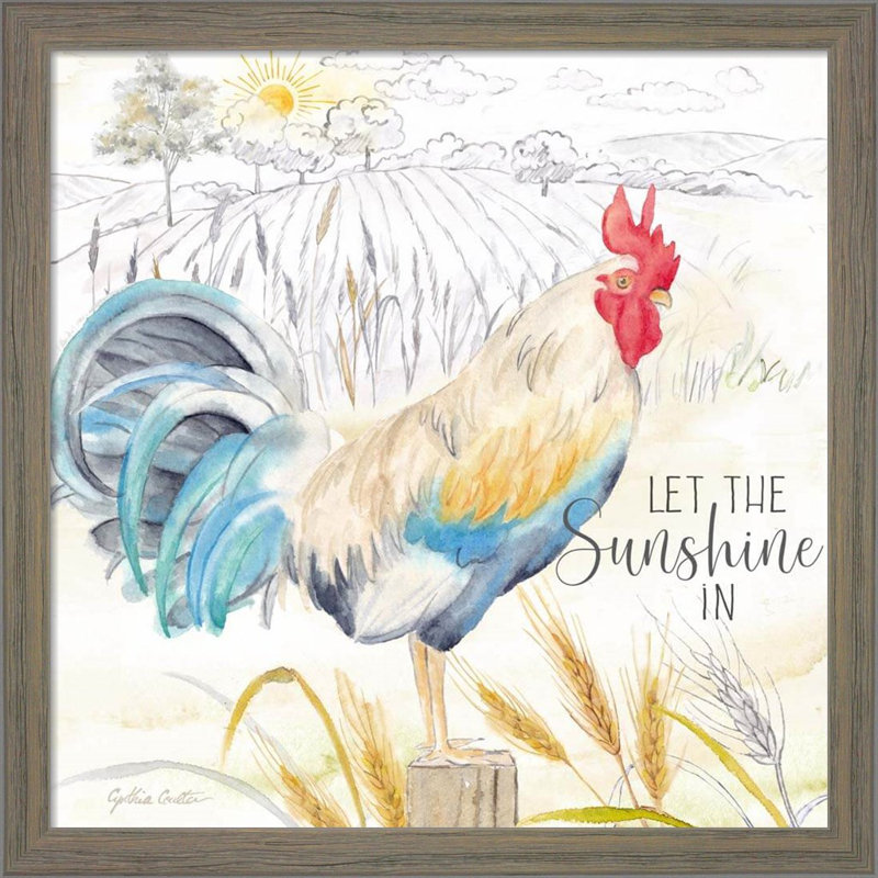 Good Morning Sunshine D - ensemble de 2 impressions encadrées