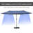 Double-Sided Rectangular Patio Umbrella with Base-248885688