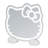RGB Lighting Hello Kitty Mirror 2.0, App Control LED Makeup Mirror with Wall Mounting for Bedroom Decor
