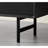 Middle Black Multifunctional Buffet Table