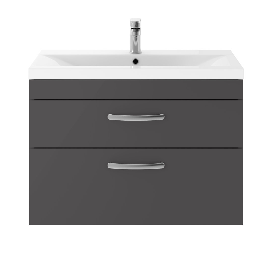 Athena 810mm Single Bathroom Vanity with Integrated Ceramic Basin