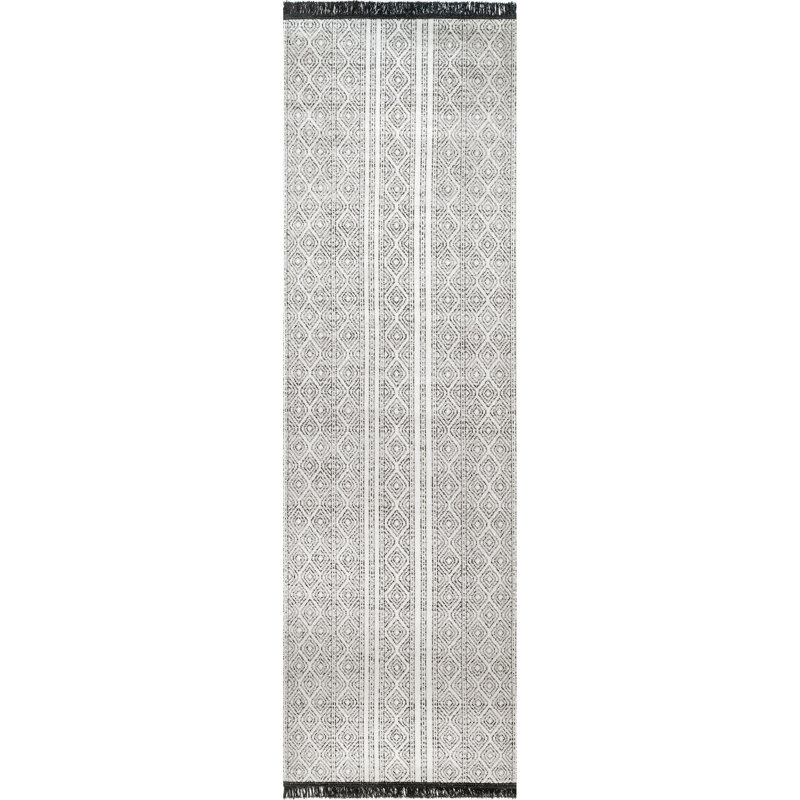Mikole Striped Indoor / Outdoor Rug, Rectangle 2' x 4'3"