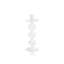 Adrienna 4 Piece Glass Tabletop Candlestick Set