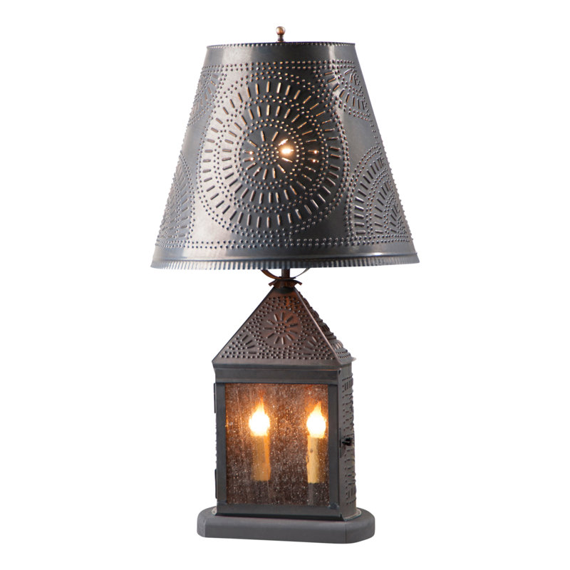 Lampe de table noire 26,5 po Anielka