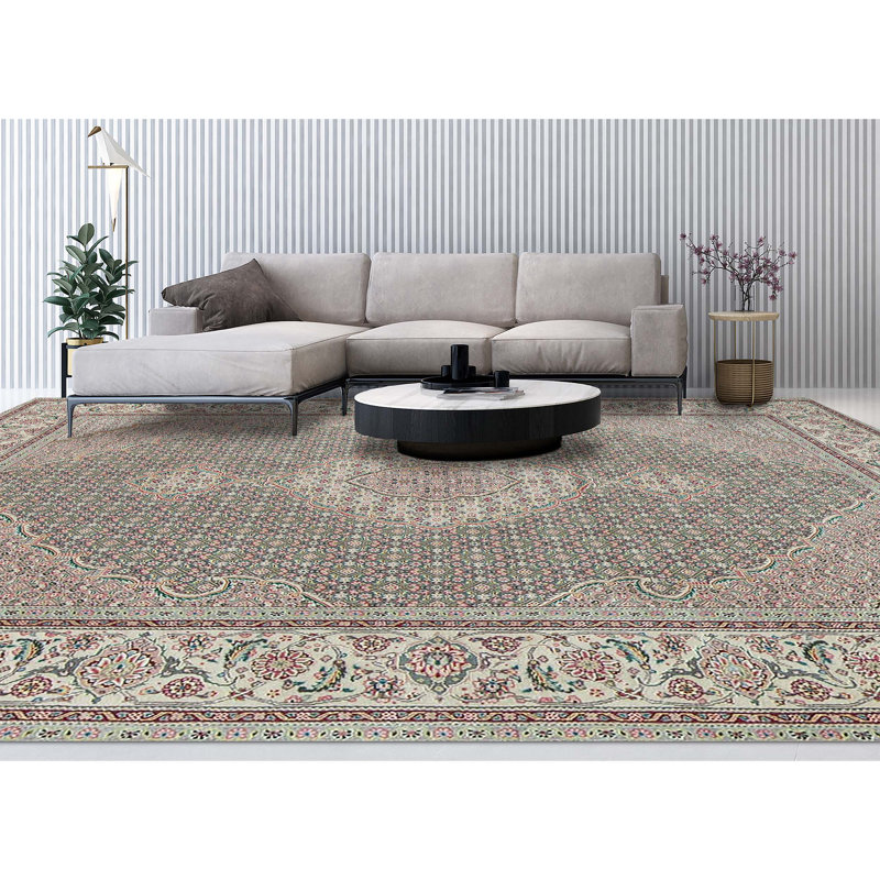 Shah Wool Floral Area Rug, Rectangle 7'9" x 9'9"