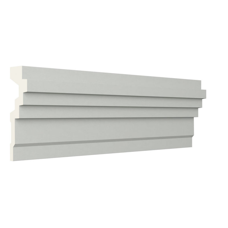 Endurathane Joseph Crown Moulding, 1 3/8"H x 4 3/8"P x 96"L, Factory Primed