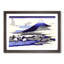 Sagami Province by Katsushika Hokusai - Picture Frame Painting Print-55613203-55613205
