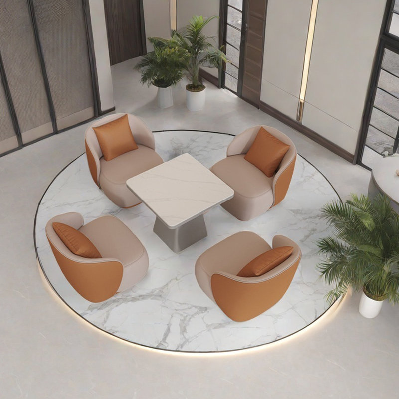 Lis, Orange/Off White