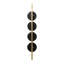 Miroir d’appoint biseauté à boutons glam Pascal