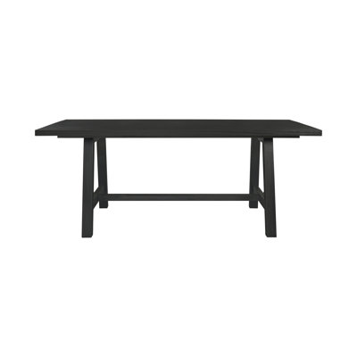 Alexa 78.5" L Acacia Solid Wood Trestle Dining Table by Mistana
