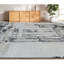 Hand Knotted Area Rug in Ivory And Black-1256760156