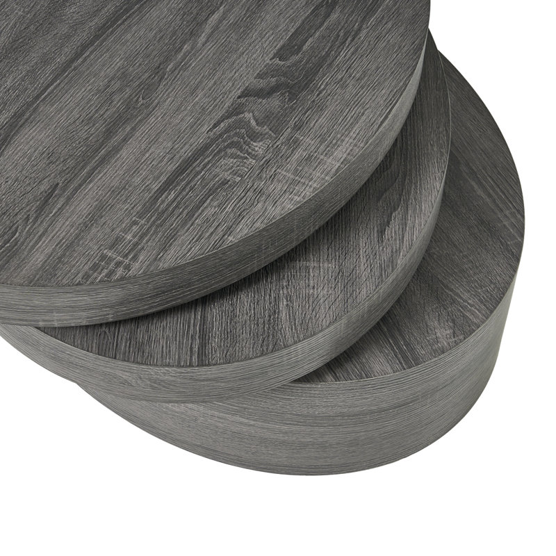 MODERNESQUE ROTATING COFFEE TABLE-Matte Black