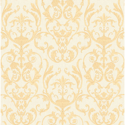 Ornamenta 2 Intricate Damask 33' L x 21" W Embossed Wallpaper Roll