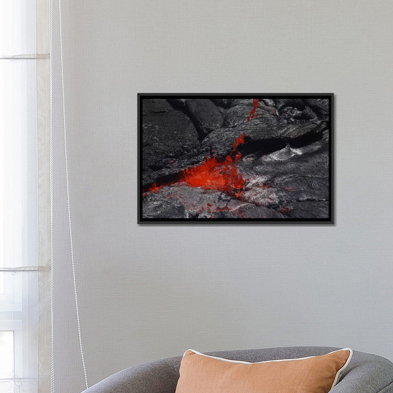 " Erta Ale Fountaining Lava Lake, Danakil Depression, Ethiopia III " by Martin Rietze, 18" H x 26" W x 1.5" D, No Mat