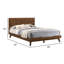 Grand lit Soer, tête de lit haute à chevrons, bois massif brun noyer-98890722-98890721