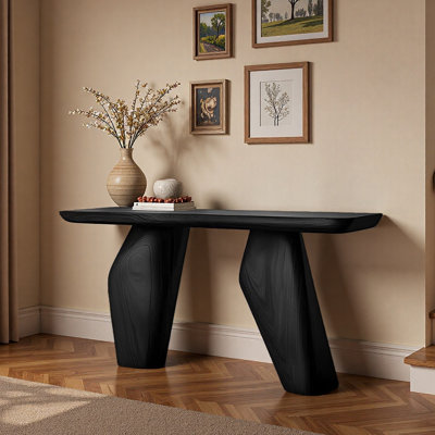 Console simple de style champêtre moderne