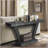 60 Inches Vintage Distressed Wood Entryway Bench with 2-Tier Solid Wood Veneer Storage, Rustic Wide Design for Hallway and Living Room-1931466086